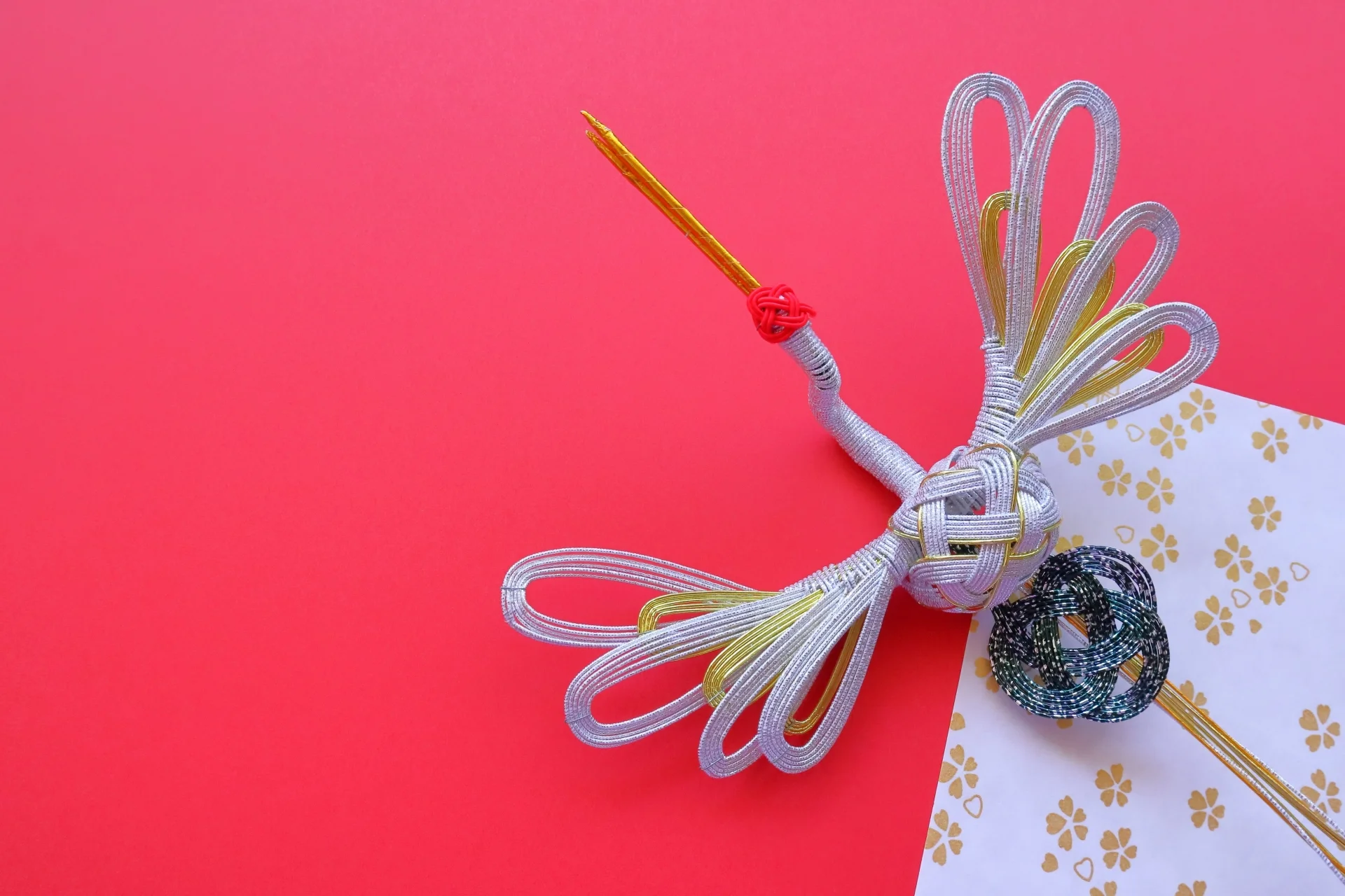 Decorative mizuhiki knot for Japanese Yuinou Engagement Ceremony gifts